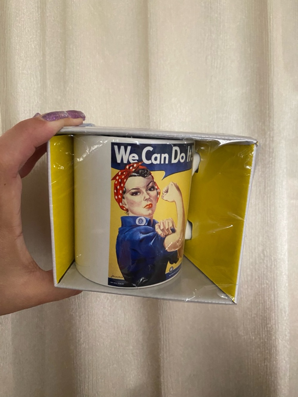 Rosie the Riveter “We Can Do It” Mug NIB 11oz | Girl Power Gift